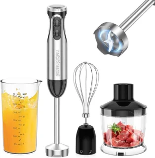 Staafmixer set – keukenmixer en handmixer, zwart