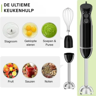 Staafmixer set met hakmolen