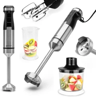 Staafmixer set met handmixer zwart
