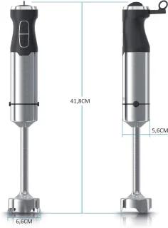 Staafmixer Set RVS 3-in-1