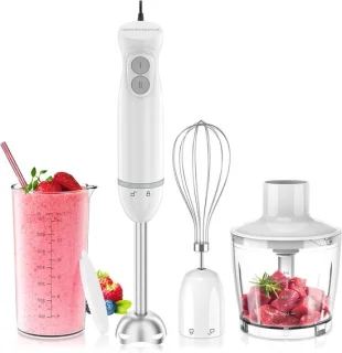 Staafmixer set wit