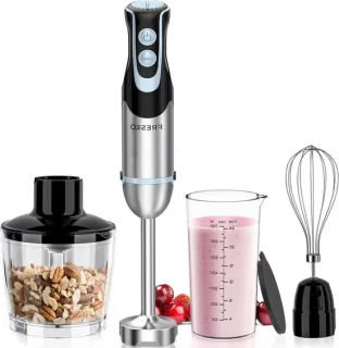 Staafmixer set - zilver