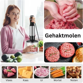 Staafmixer Set - Zwart