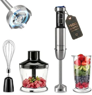Staafmixer – zwart – 600 ml – roestvrij staal