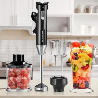 Staafmixer zwart