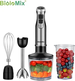 Staafmixers 4-in-1 Set Elektrisch Roestvrijstaal 1200W