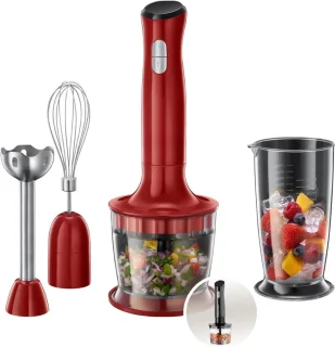 Staafmixerset RVS - Handmixer en Hakmolen