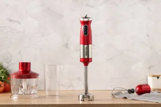 Swiss Pro+ Staafmixer Wine Red 700W RVS