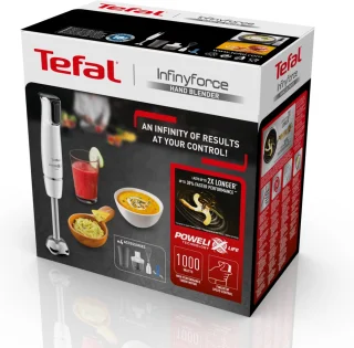 Tefal InfinyForce HB9441 Staafmixer Wit