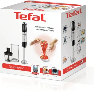 Tefal Quickchef HB6598 Staafmixer Zilver/Zwart