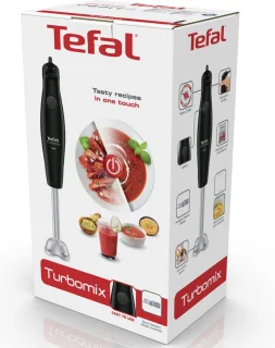 Tefal Turbomix HB1218 Staafmixer Zwart/RVS