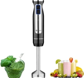 Thijox staafmixer roestvrij staal 800W zwart
