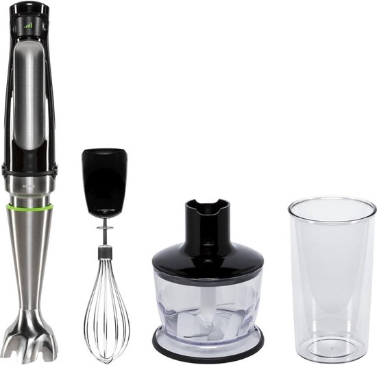 Thuys Braun Staafmixer Set met Hakmolen Zwart