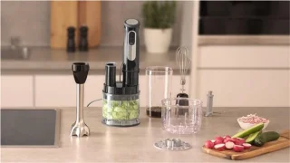 Thuys Braun Staafmixer Set met Hakmolen Zwart