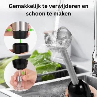 Thuys Staafmixerset Zwart