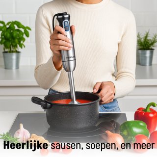 Titanforce Staafmixer Set 6-in-1 RVS 1000W Coopley