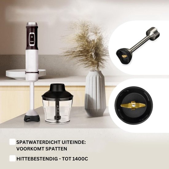 VELTRR Staafmixer Set met Hakmolen en Groentesnijder review