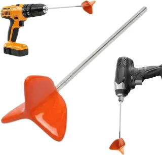 Verfmengstaaf roerpeddel mixer 27 cm zwart