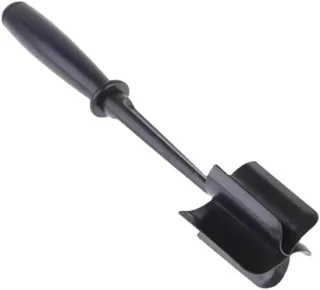 Vlees blender vleesmolen stamper 28 cm zwart