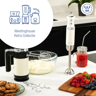 Westinghouse Retro Handblender Beige 600W