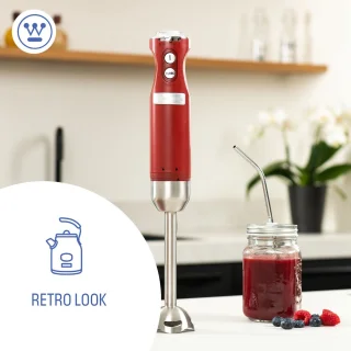 Westinghouse Retro Staafmixer Rood 600W