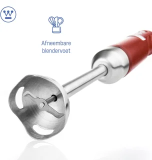 Westinghouse Retro Staafmixer Rood 600W