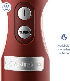 Westinghouse Retro Staafmixer Rood 600W