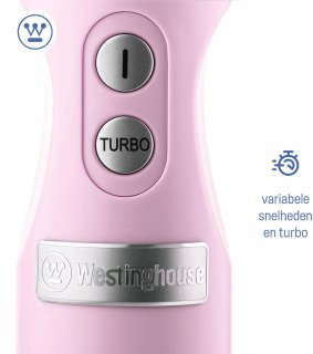 Westinghouse Retro Staafmixer Roze