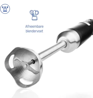 Westinghouse Retro Staafmixer Zwart 600W