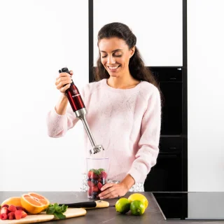 Westinghouse Staafmixer RVS 800W Rood