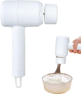 Witte elektrische handmixer