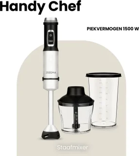 Zeegma Handy Chef 9-in-1 Staafmixer Set 1500W