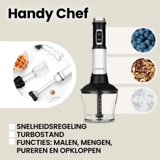 Zeegma Handy Chef 9-in-1 Staafmixer Set 1500W