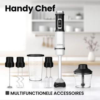 Zeegma Handy Chef 9-in-1 Staafmixer Set 1500W