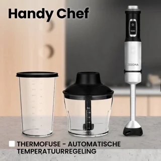 Zeegma Handy Chef 9-in-1 Staafmixer Set 1500W