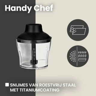 Zeegma Handy Chef 9-in-1 Staafmixer Set 1500W