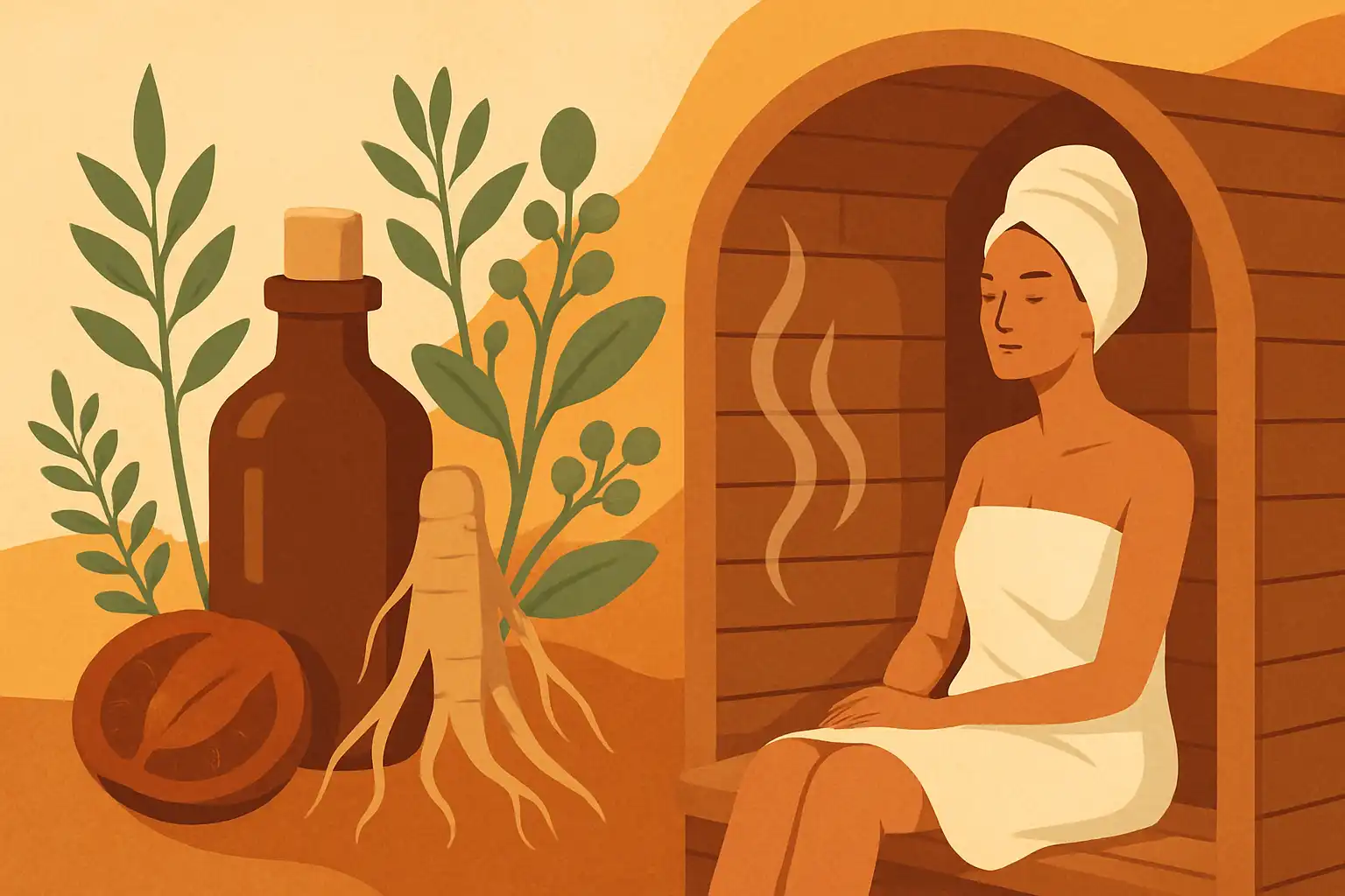 Adaptogenen en de thuissauna: boost je ontspanning met veilige kruidenmixes