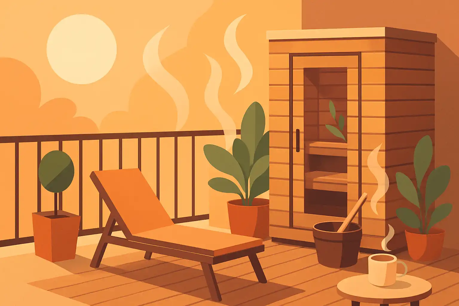 Balkonsauna bliss: zo tover je je balkon om tot een stijlvolle mini wellness oase