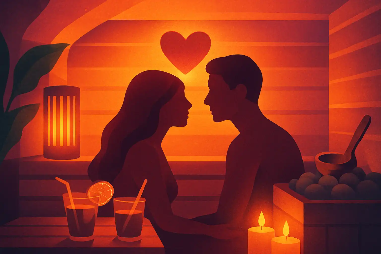 Date-night in je thuissauna: zo creëer je een romantische avond met moodlighting, mocktails en veiligheidstips