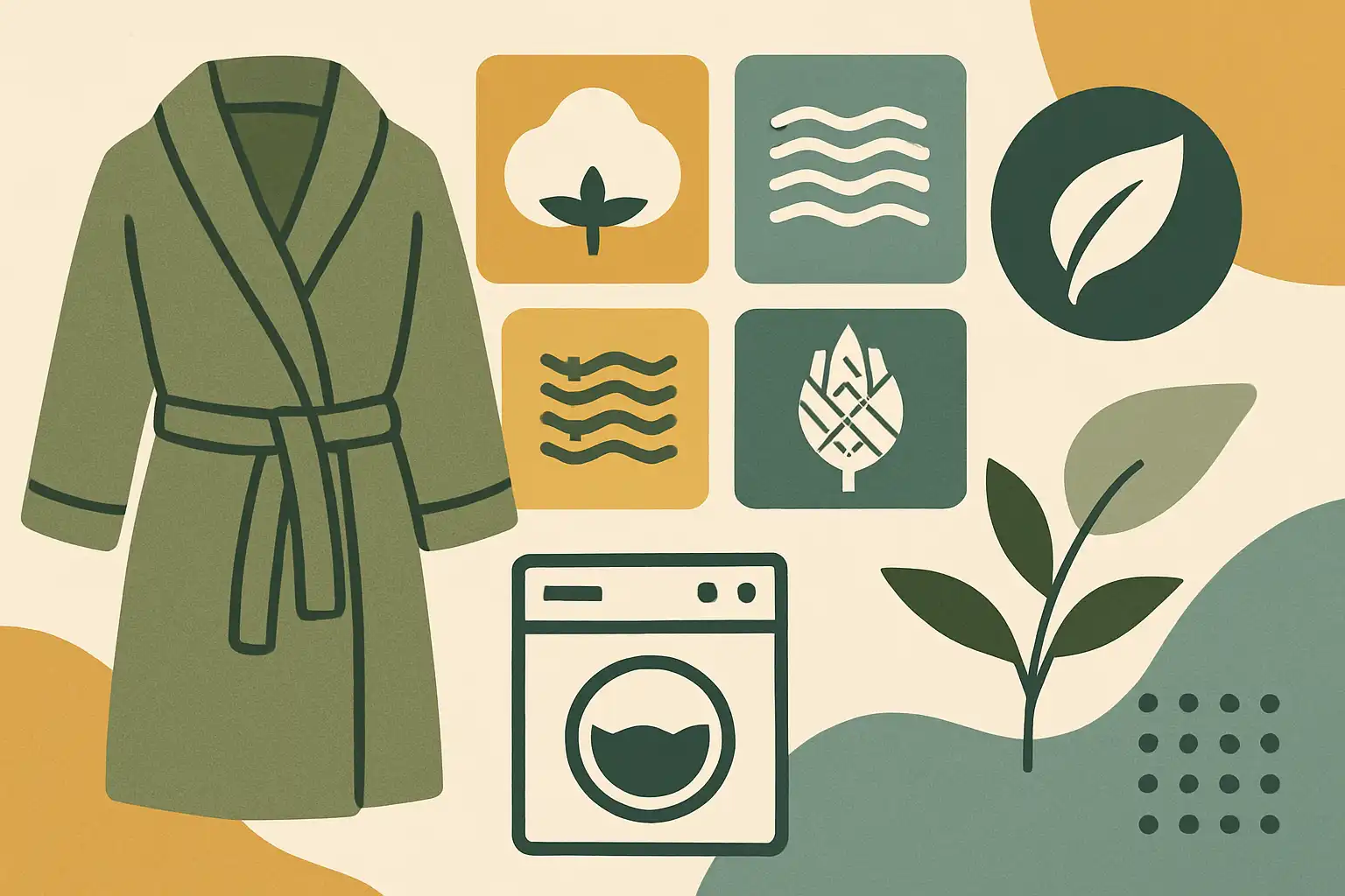 Duurzame saunakleding: welke stoffen en wasroutine houden je robe fris en milieuvriendelijk