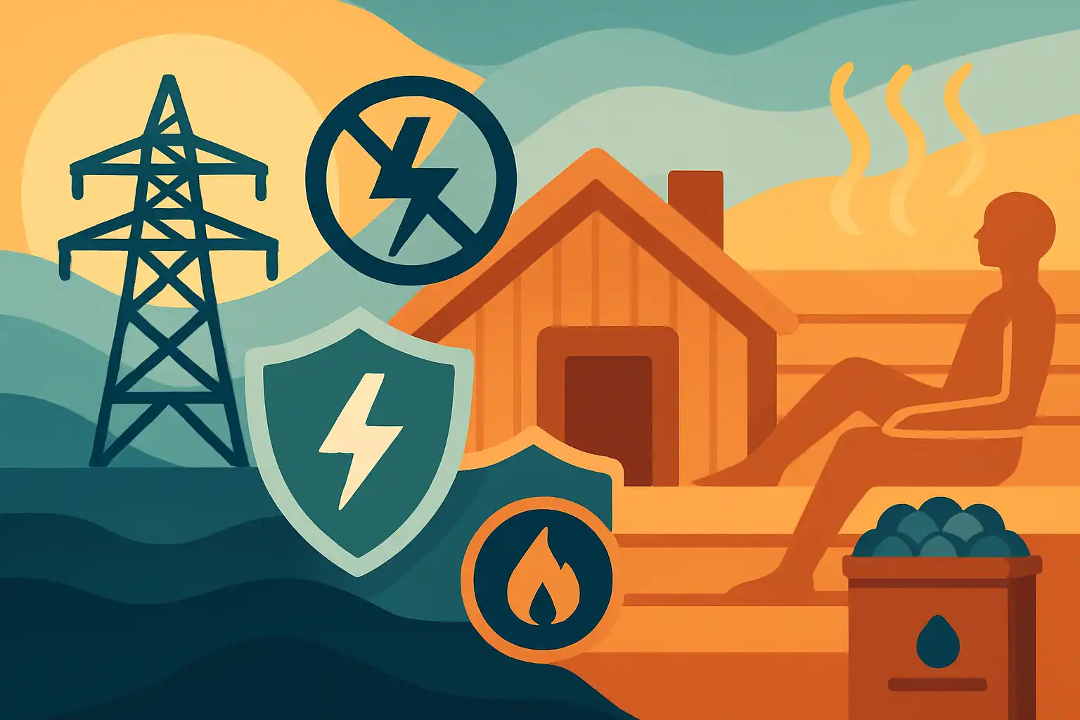 Energiezekerheid en je thuissauna: zo blijf je veilig en ontspannen bij stroomstoringen