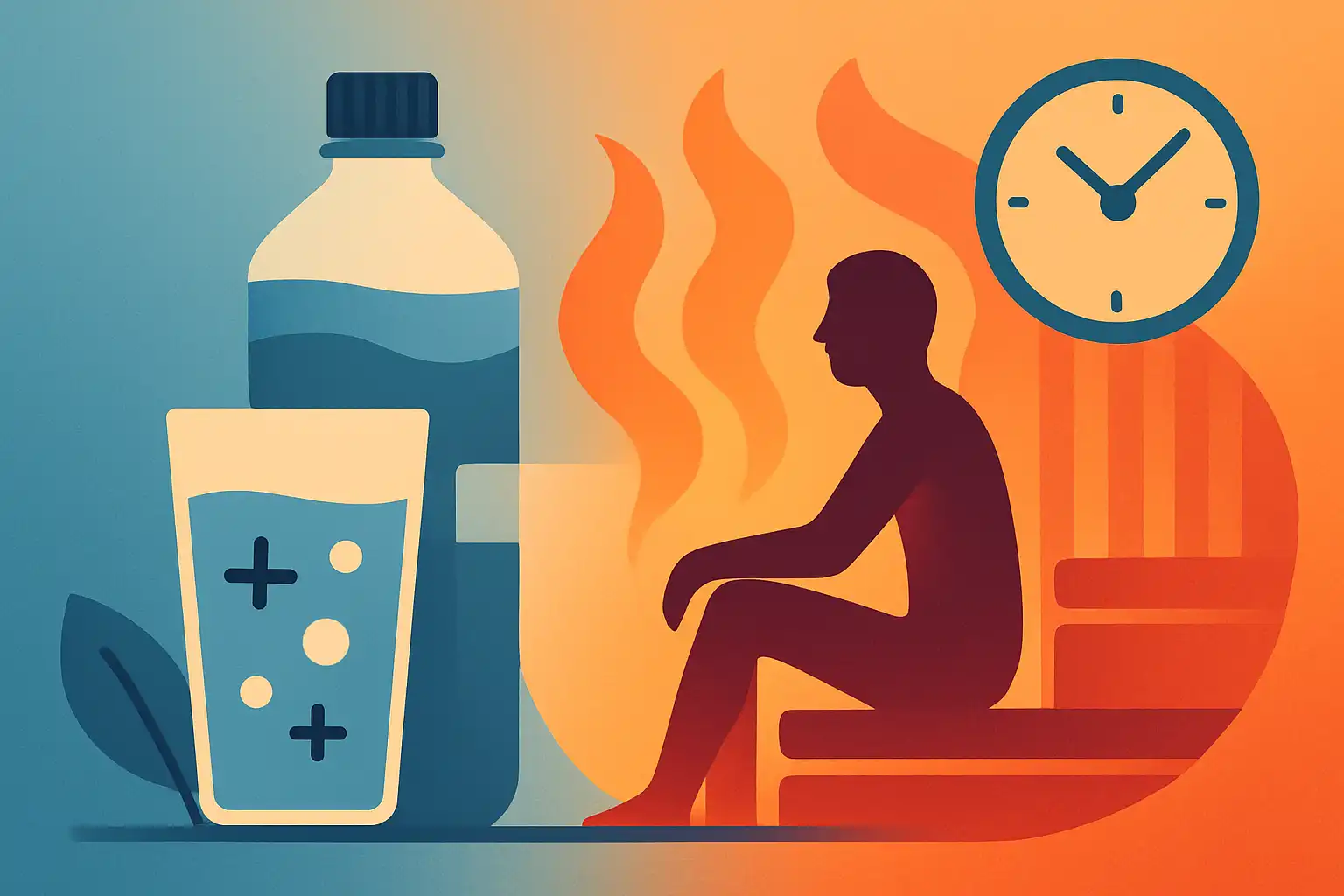 Hydratatie voor en na je thuissauna: de beste dranken, elektrolyten en timing voor een veilige sessie