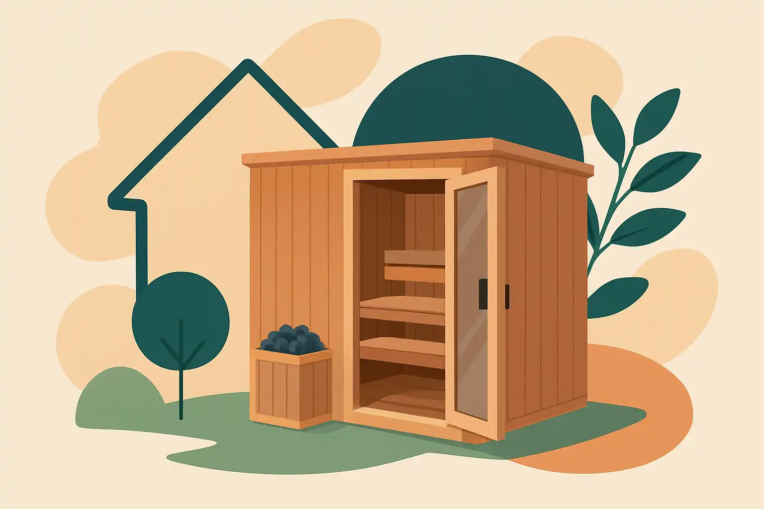Kleine Finse sauna binnen: zo kies je de juiste maat, plek en opstelling voor jouw huis
