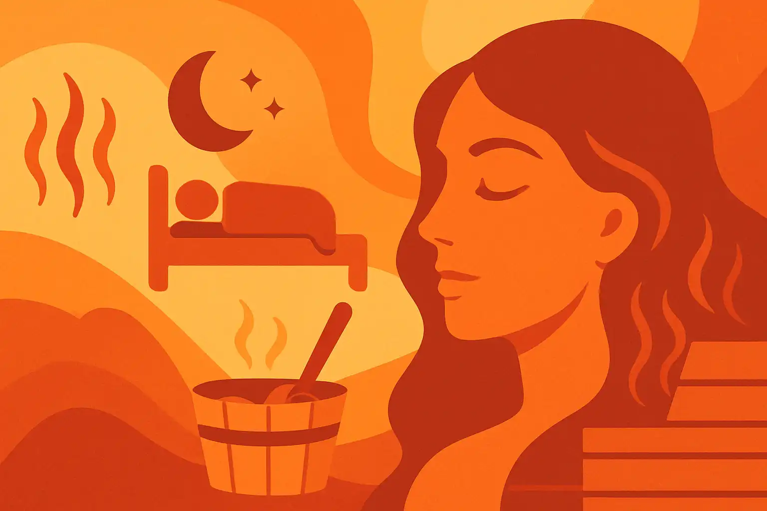Overgang-proof je thuissauna: zo gebruik je warmte tegen opvliegers, nachtelijk zweten en slaapproblemen