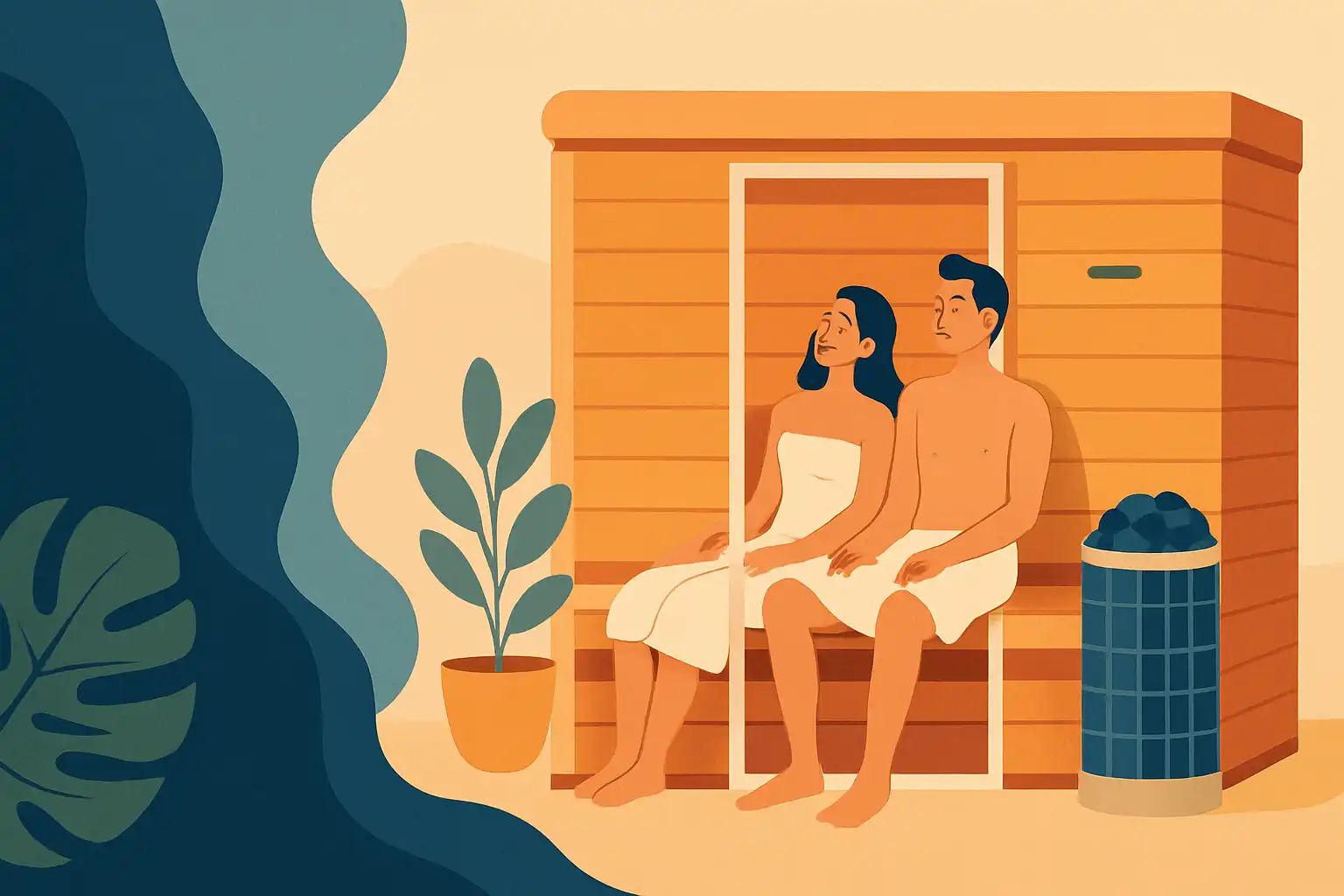 Samen thuis ontspannen: waar je op let bij een 2-persoons thuissauna