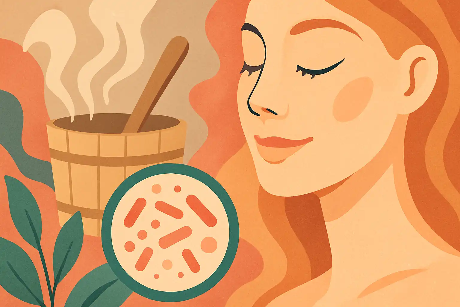 Sauna en huidmicrobioom: zo bescherm je de natuurlijke glow van je huid