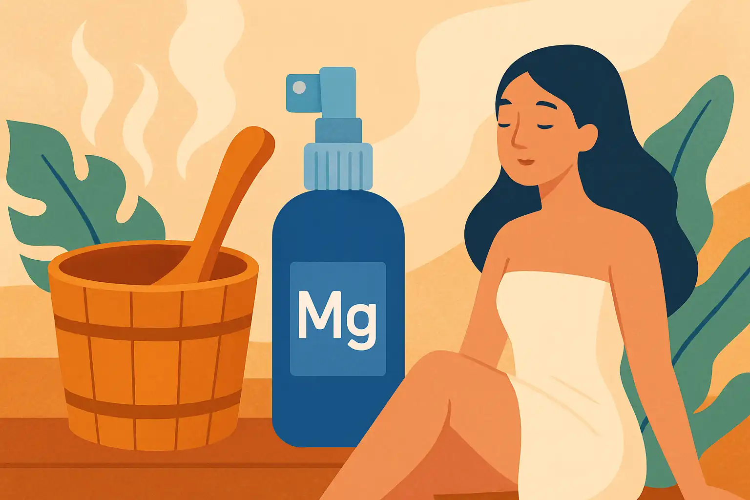 Sauna en magnesium: waarom een magnesiumspray voor en na je sauna je ontspanning verdiept