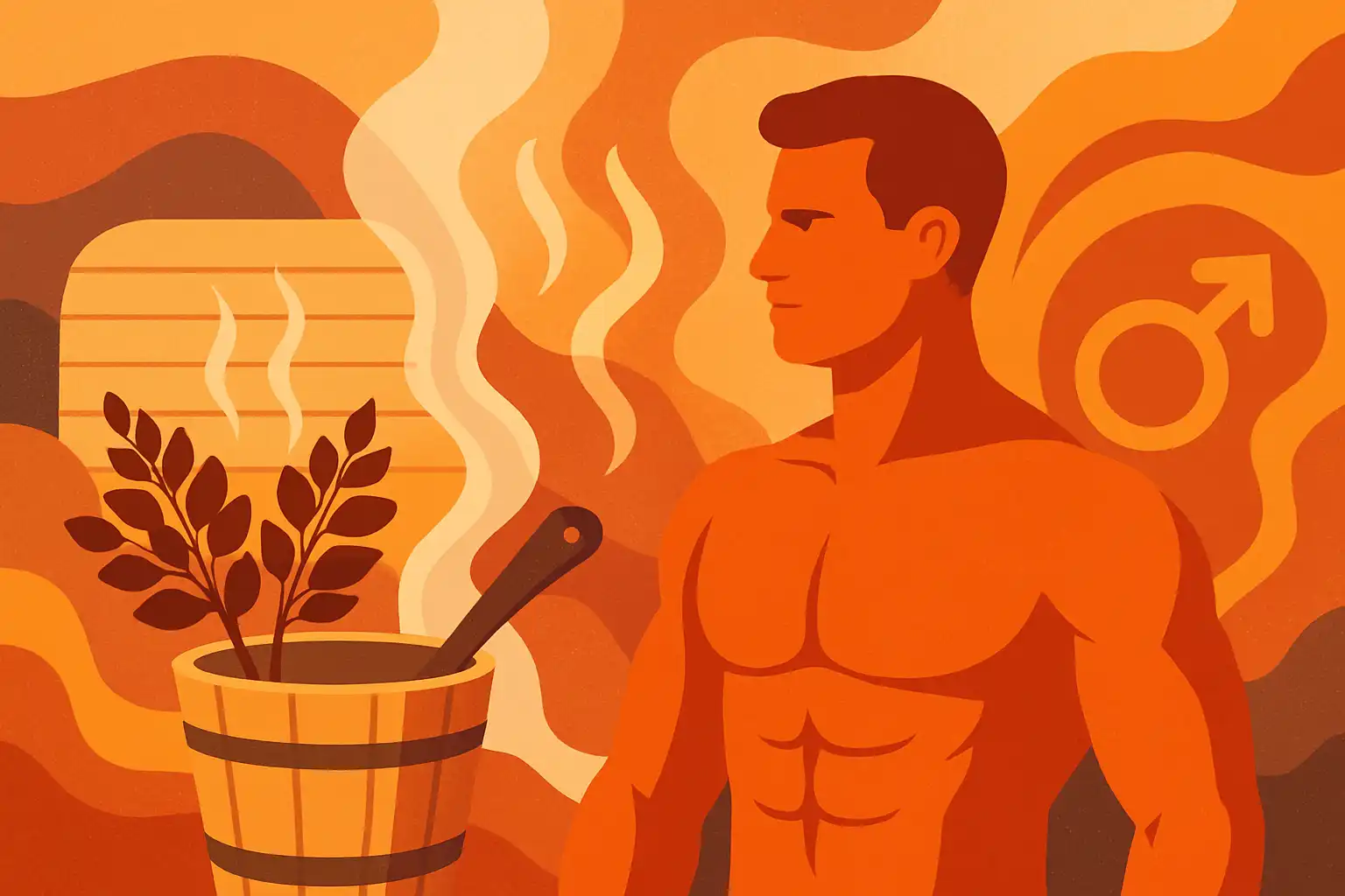 Sauna en testosteron: hoe warmte je mannelijke hormoonbalans beïnvloedt