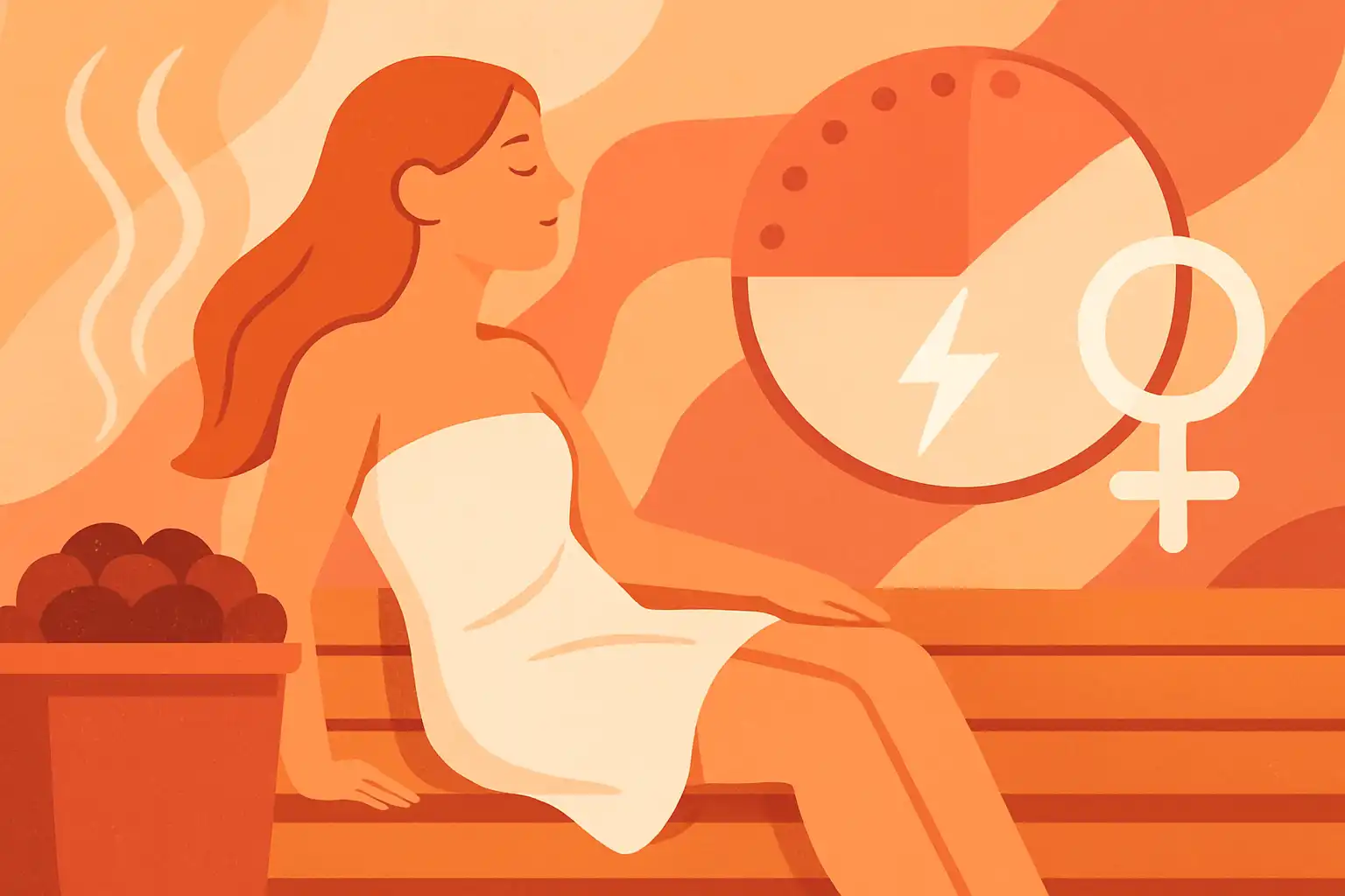 Sauna & hormoonbalans: zo stem je je sessies af op je cyclus voor meer energie en minder stress