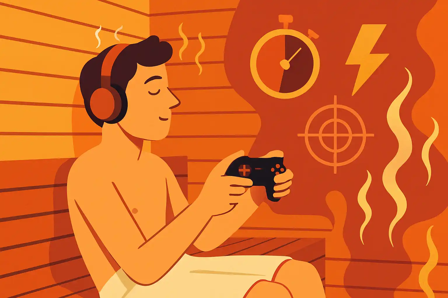 Sauna voor gamers: boost je focus, herstel en reactietijd met korte sessies